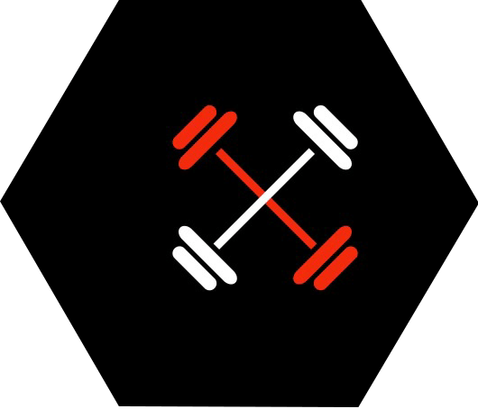 Two Weightlifting Equipment on a Black Background